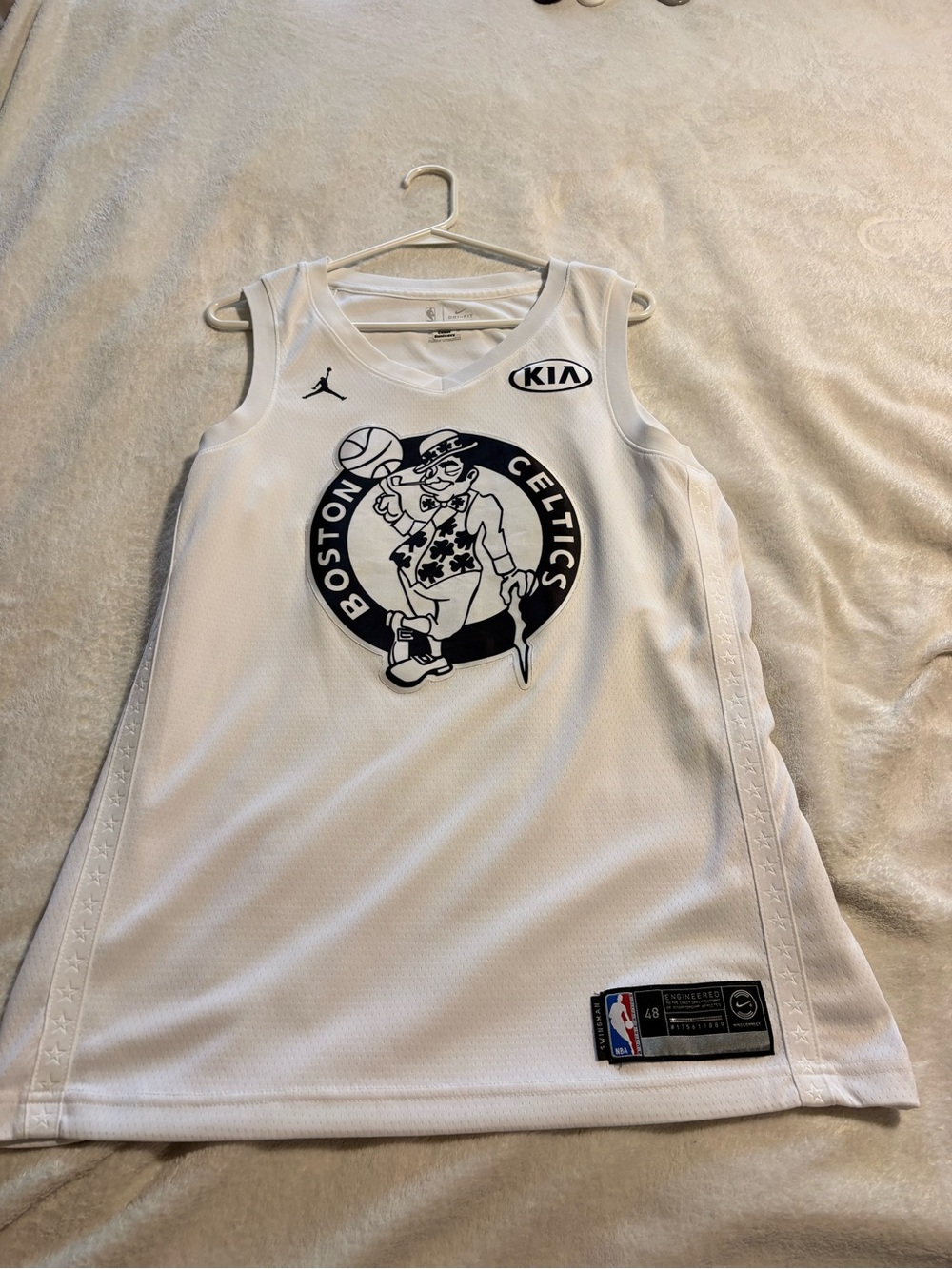 Kyrie Irving Boston Celtics White  Basketball Jersey - Jordan x NBA All Star